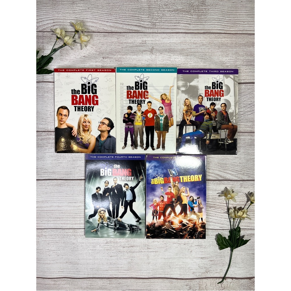 The Big Bang Theory Seasons 1-5 DVDs